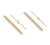 Fegtrty Juego de 2 ejes para telescopio astronómico de 0,5 m, engranaje de enfoque de latón completo y eje de repuesto