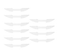 Fegtrtyoa 10 Almohadillas de Silicona para Labios de Flauta, Almohadillas Antideslizantes para Dientes, Equipo de Protección para Flautistas A