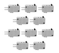 Fegtrtyoa 10 Piezas de Interruptor de Límite de Micro-Tipo Universal para Puerta de Horno Microondas, Congelador, Serie CA/CC 125 V 250 V V-15-1C25, Acción Rápida