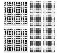Fegtrtyoa 1000 Puntos de Escaneo 3D Marcadores de Puntos Escáner 3D Portátil Refleja el Punto Objetivo en el Interior 3 y el Exterior 6 mm para Piezas de Metal