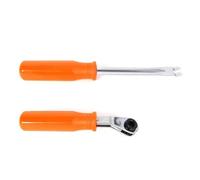 Fegtrtyoa 2 Herramientas de Ajuste Automático de Holgura, Llave de Trinquete Cuadrada Doble 5/16 Pulgadas y Herramienta de Liberación del Extremo Horquilla, Herramienta Ajuste de Frenos.