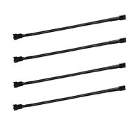 Fegtrtyoa 4 Piezas 4 PWM ExtensióN del Ventilador Cable de AlimentacióN Conector Caso Macho una Hembra Cables Extensibles para Ventilador de 4/3