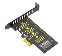 Fegtrtyoa Adaptador de SSD NVMe M.2 NGFF A PCI-e 3.0 1X