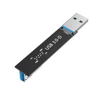 Fegtrtyoa Adaptador de Tarjeta USB 3.0 de 9 Pines Macho A Hembra para PC y Portátil D