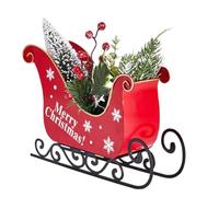 Fegtrtyoa Adornos Navideños Clásicos y Festivos para el Árbol: Trineos Huecos en 3D, Ideales para Fiestas Navideñas en Familia.