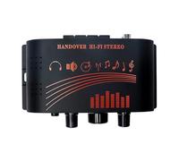 Fegtrtyoa Amplificador de Potencia de Audio AK170, Amplificador de Audio Estéreo HiFi de Doble Canal con Anillo de Luz LED, Amplificador de Sonido Portátil.