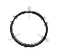 Fegtrtyoa Anillos de Bloqueo para Guía de Astrofotografía de 3 Puntos para de Telescopio, Puntero Buscador de 110 mm, Color Negro