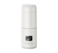 Fegtrtyoa Calentador de Agua Eléctrico para Leche de, Recargable, con Aislamiento Eléctrico, Ideal para Oficina, Coche, Viajes, Hoteles A