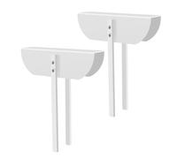 Fegtrtyoa Cerradura de Puerta Plegable - Cerraduras Seguridad para Niños Metal Doble Puerta Que Mantienen A Niños Pequeños, Gatos y Perros Fuera Despensa, Armarios y Gabinetes (2 Piezas)