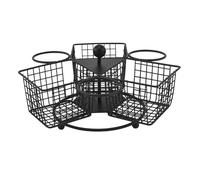 Fegtrtyoa Cesta Giratoria Multiusos para Papas Fritas, Ideal para Exhibir Alimentos, Pollo Frito, Fiestas, Salas de Estar, Campamentos, Picnics y el Hogar.