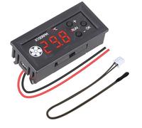 Fegtrtyoa Controlador de Temperatura del Ventilador, Módulo Controlador de Velocidad del Ventilador de 4 Cables, 12 V CC, PWM, con Sonda de Temperatura para PC con Ventilador de 3 A.