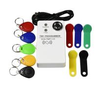 Fegtrtyoa Copiadora Duplicadora RFID Portátil TM1 RW1990 TM1990 TM1990B Ibutton -1990A 125Khz EM4305 T5577 EM4100 Lector de Tarjetas TM
