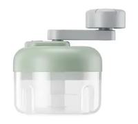 Fegtrtyoa Cortadora de Verduras Multifuncional, Procesador de Alimentos Pequeño con Manivela, Picadora de Alimentos, Herramienta para Picar, Utensilios de Cocina, B 100 Ml