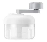 Fegtrtyoa Cortadora de Verduras Multifuncional, Procesador de Alimentos Pequeño, Picadora de Alimentos con Manivela, Herramienta para Picar, Utensilios de Cocina, 100 Ml