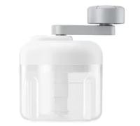 Fegtrtyoa Cortadora de Verduras Multifuncional, Procesador de Alimentos Pequeño, Picadora de Alimentos con Manivela, Herramienta para Picar, Utensilios de Cocina, 250 Ml.