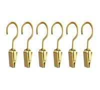 Fegtrtyoa de Aleación de Aluminio, 6 Unidades, Perchas Multifuncionales para Ropa, Faldas, Pantalones y Sombreros.