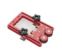 Fegtrtyoa Deflector de Rueda para Carpintería, Máquina Cortadora, de Mesa, Rodillo Invertido, Mesa de Trabajo, Canal, Herramienta de Fijación y Posicionamiento.