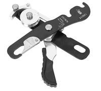 Fegtrtyoa Descensor Manual Autoblocante para Escalada Al Aire Libre, Descenso Lento, Rescate, Equipo Autoblocante, Descensor de Cuerda de Protección.