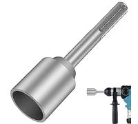 Fegtrtyoa Destornillador de Varilla de SDS-MAX, Destornillador de Broca de Acero de Servicio Pesado de 45 Mm, para Varillas de Puesta a de Martillo Rotatorio (1,77 Pulg.)