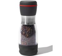 Fegtrtyoa External Adjustable Pepper Grinder with Lid, Pepper Mill For Pepper, Salt and Other Spices