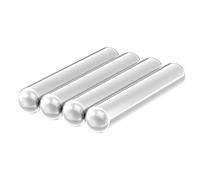 Fegtrtyoa Imanes de AlNiCo5, Imán de Vaca de 1/2 X 3 Pulgadas (Paquete de 4), Imán Cilíndrico Plateado de Alta Resistencia, Recogedor Magnético de Metal de Vaca.