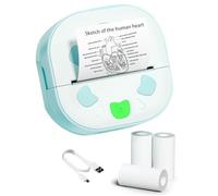 Fegtrtyoa Impresora de Pegatinas Mini Máquina de Pegatinas Bluetooth Máquina de Pegatinas Portátil