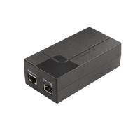 Fegtrtyoa Inyector POE de un Solo Puerto de 100 M No Estándar con Fuente de Alimentación de 65 W y Salida POE de Hasta 60 W. Fuente de Alimentación Integrada.