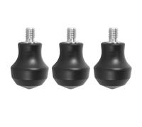 Fegtrtyoa Juego de 3 Piezas de Repuesto de Acero Inoxidable para Patas de Trípode y Monópode con Rosca Universal de 1/4 de Pulgada.