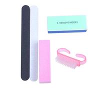 Fegtrtyoa Juego de 5 piezas para pulir uñas, bloque de tofu, kit de manicura