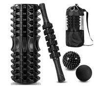 Fegtrtyoa Juego de Rodillos de Espuma 5 en 1 para Masaje Muscular, Ideal para Yoga, Pilates, Ejercicios Corporales y Ejercicios de Fitness.