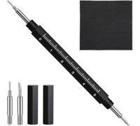 Fegtrtyoa Kit de Herramientas Premium para Correas de Reloj: Incluye Extractor de Pasadores y Pasadores, Horquilla de Repuesto y Paño de Limpieza.