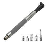 Fegtrtyoa Llave de con Extensión Descentrada, Llave de Trinquete Eléctrica, Extensor de Llave de Cadena, Compatible con Dados de 1/2 Pulgada.