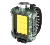 Fegtrtyoa Luz LED Recargable para Muñeca, Ideal para Actividades Al Aire Libre, 3 Modos y SOS, Resistente Al Agua IPX5, Ideal para Camping y Ciclismo, Color Verde.
