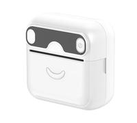 Fegtrtyoa Mini impresora de bolsillo, impresora térmica portátil con Bluetooth, para aplicación Android o iOS, impresora sin tinta, regalo para niños, amigos, fácil de usar