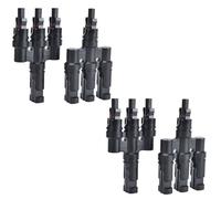 Fegtrtyoa para Conector Solar Fotovoltaico para Panel Solar, Conexión en Paralelo, Conector de Derivación para Conectores Solares