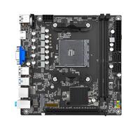 Fegtrtyoa Placa Base A320M-I con Memoria 2xDDR4 de 64 GB y Procesador AM4, Interfaz PCI-E3.0x16 M.2, Mini-ATX