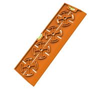 Fegtrtyoa Plantilla de Perforación con y Regla de 30 cm - para Tomas de Corriente/Cajas de Empotrar - Instalación Eléctrica, Pladur