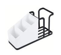 Fegtrtyoa Portavasos Desechable Multifuncional de Acero Al Carbono. Ideal para Tazas de Café, Cucharas, Tenedores, Pajitas y Azucareros A