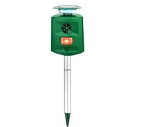 Fegtrtyoa Repelente de Animales Ultrasónico Solar,Repelente de Gatos Al Aire Libre,Repelente de Animales Repelente con Sensor de Movimiento y Luces Intermitentes