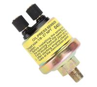 Fegtrtyoa Sensor de Presión de Aceite Universal para Coche, de 1/8 NPT, con Diseño de Doble Extremo para Motor de Repuesto, para Accesorios de Repuesto para Indicadores de Coche.