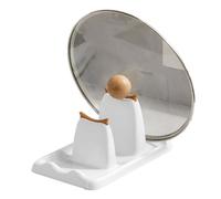Fegtrtyoa Soporte para Cuchara y Tapa para Estufa, Soporte para Espátula de Cocina, Soporte Antigoteo para Utensilios, Compatible con Utensilios de Cocina.