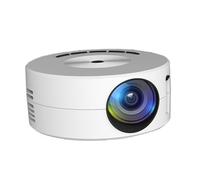 Fegtrtyoa YT200 - Mini proyector portátil LED para el hogar, reproductor multimedia de audio, USB, vídeo, misma pantalla espejo