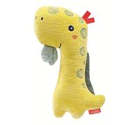Fehn 051094 Dino, Peluche de peluche para sonajeros, chirridos, sensaciones, jugar, un fiel compañero para bebés y niños pequeños a partir de 0 meses
