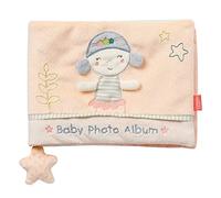 Fehn 054514 - Álbum de fotos para descubrir, explorar y percibir, diseño de sirena, para niños pequeños y bebés a partir de 0 meses, tamaño: 20 x 15 cm