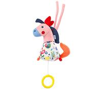 Fehn 055030 - Minicaja de música con diseño de caballo color Friends, peluche y ayuda para dormir, la bonita melodía «Für Elise» calma en cualquier situación, compañero ideal para casa y de viaje, desde el nacimiento