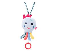 Fehn 055078 Oktopus Color Friends - Peluche de peluche y ayuda para dormir, con melodía "Blanca cuánto estreno" calma en cualquier situación, a partir de 0 meses, multicolor