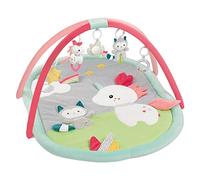 Fehn 057010 Manta de actividades en 3D Aiko y Yuki, experiencia de juego para tocar y agarrar para bebés y niños pequeños desde el nacimiento, Medidas: 85 x 110 cm