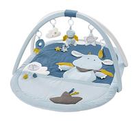 Fehn 065091 Little Castle Manta de actividades en 3D, con arco de juego con 5 juguetes extraíbles para que el bebé juegue y se divierta desde el nacimiento, Medidas: 85 x 110 cm