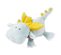 Fehn 065251 - Peluche térmico de dragón, saco de pepitas de uva calmante con simpático diseño de dragón para bebés y niños pequeños a partir de 0 meses, tamaño: 23 cm