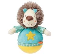 Fehn 066289 - Tentetieso con diseño de león, juguete divertido para agarrar, experimentar y empujar, para bebés y niños pequeños a partir de 0 meses, tamaño: 18 cm